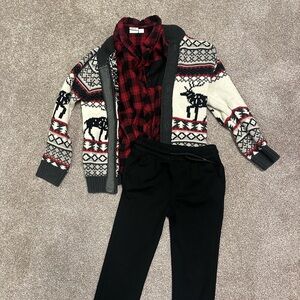 Boys boutique winter outfit size 5/6